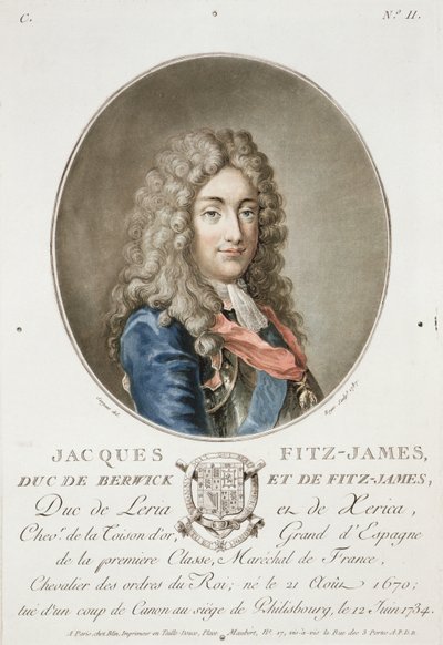 James Fitzjames (1670-1733), primer duque de Berwick, de 